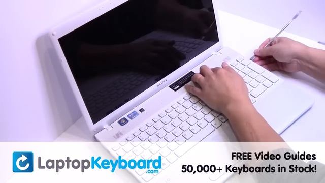 Sony Vaio VPCEH Keyboard Installation Replacement Guide - Laptop Remove Replace Install смотреть онлайн