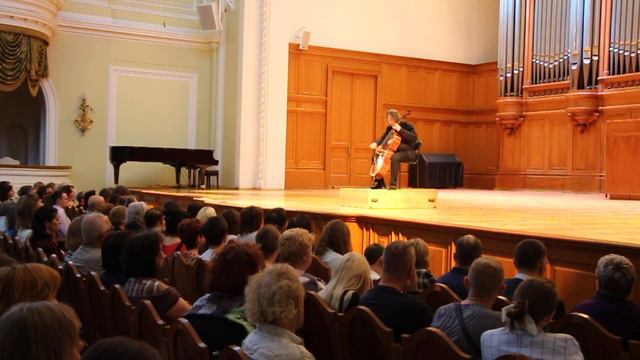 Bach. Cello suite no. 2, prelude. Alexander Knyazev смотреть онлайн
