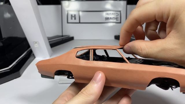 Как я делаю Chevrolet Chevelle SS из пластилина, что получается?