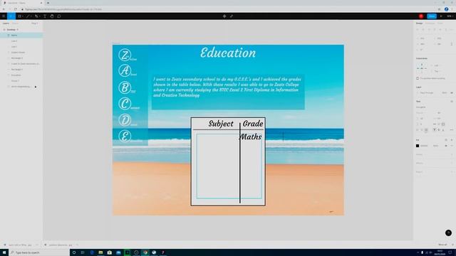 Figma Simple Beach Portfolio 7 (Full Fat): The Basic Education Page смотреть онлайн