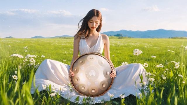 Relaxing Hang drum music - For your Meditation and Rest, Study | Positive energy, Soothing sounds смотреть онлайн