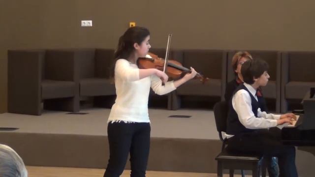 Beethoven- Violin Sonata N8 (1st Movement) Op.30 N3- Plays: Polina Sharafyan And Gevorg Matinyan