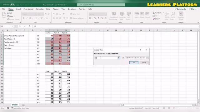 How to Highlight Cell Text Based on Criteria in Excel - [Urdu/Hindi] смотреть онлайн
