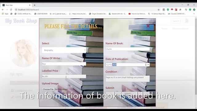 MY BOOK SHOP (React JS + Django Rest framework) смотреть онлайн