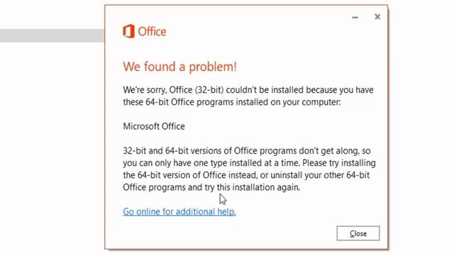 How To Fix MS Office 2016 Installation Error We Found A Problem смотреть онлайн