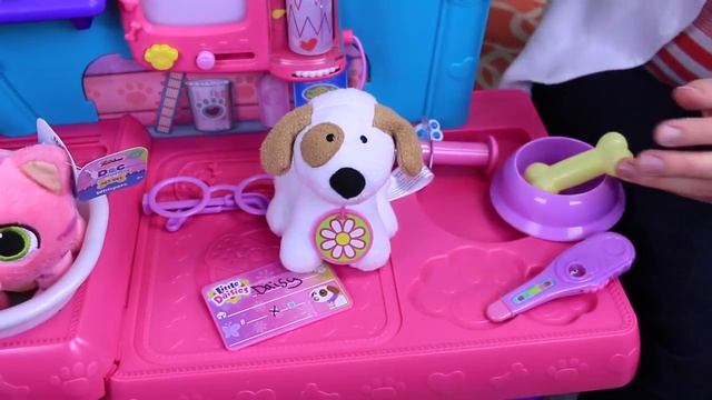 Doc McStuffins Dr.Sandra Does ❤ Baby Alive Lucy & Puppy Dog Daisy Pet Vet Check Up + Broken Leg смотреть онлайн