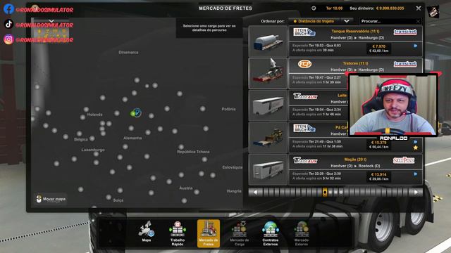 ETS2 1.47 MOD KM REAL PARA MAPA EAA E EUROPA EURO TRUCK SIMULATOR 2 1.47 смотреть онлайн