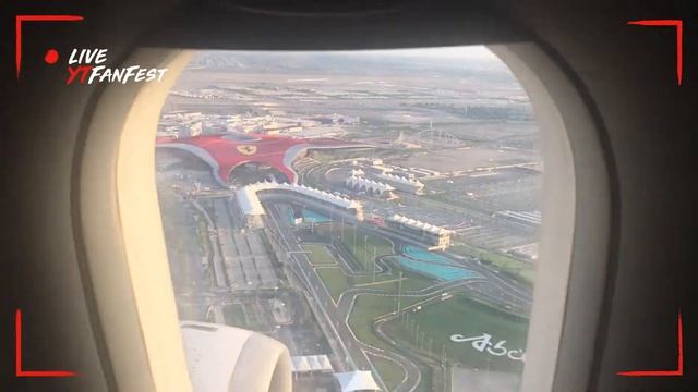 Ariel view captured - Yas Marina Circuit- Ferrari World смотреть онлайн