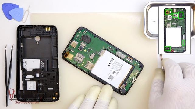 How to disassemble ? Alcatel One Touch Pop 3 (5) 5015D Take apart Tutorial смотреть онлайн