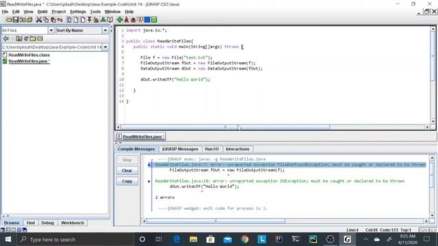 Java Beginner Course - 14.1 - Reading and Writing into Files [Example] смотреть онлайн