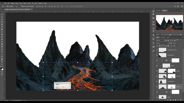 Lava Land Photoshop Manipulation Tutorial With Free Stock Link смотреть онлайн