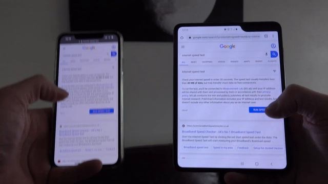 SAMSUNG GALAXY FOLD 5G REAL SPEED TEST - 4K смотреть онлайн
