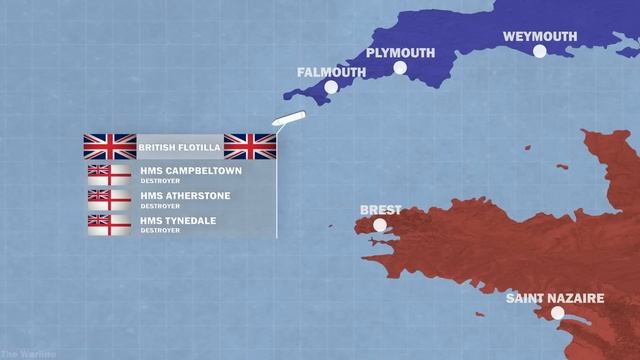 Saint Nazaire Raid 1942 Animated смотреть онлайн