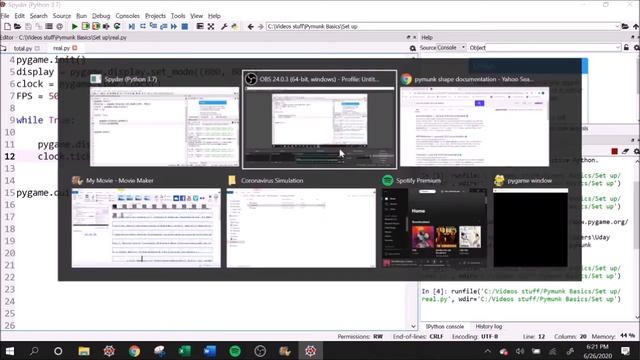 Pymunk Basics: Setting Up Integration with Pygame смотреть онлайн