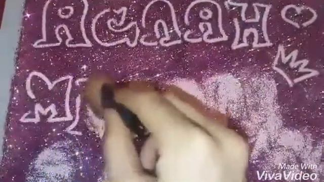 Аслан Милана на блестках ♡