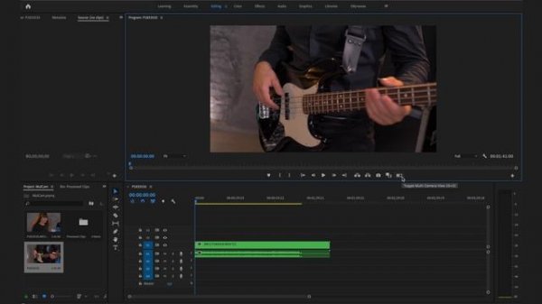 Мультикамерный монтаж! Premiere pro.