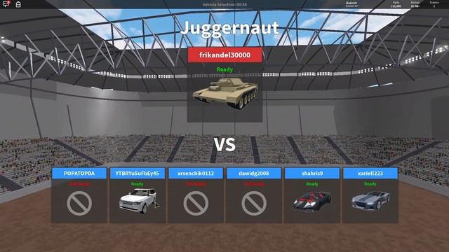 ДЕЛАЙ СТАВКИ - БИТВА МАШИН ОНЛАЙН! Roblox Car Crusher 2 смотреть онлайн