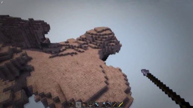 How make Minecraft realistic fly Island? / Как сделать реалистичный парящий остров в майнкрафте? смотреть онлайн