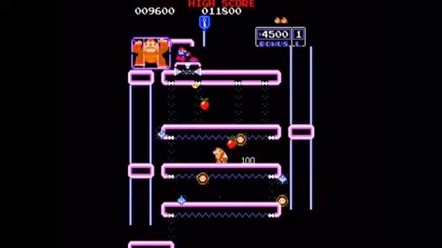Donkey Kong JR nes game (walkthrough) смотреть онлайн