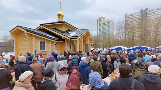 Освящение куличей — Великая Суббота 7 апреля 2018 года смотреть онлайн
