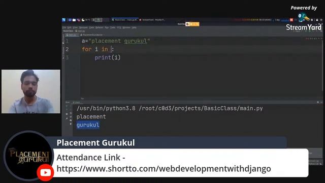 PLacement Gurukul-Instructor-Led Live Training on Web Development with Django-Day 2 смотреть онлайн