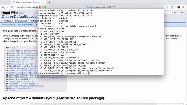 Главный файл настроек Apache смотреть онлайн