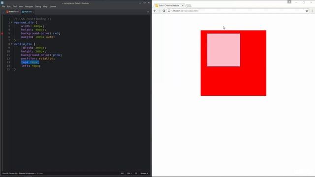 Build Creative Website Using HTML5, CSS3, jQuery & Bootstrap : CSS Positioning смотреть онлайн