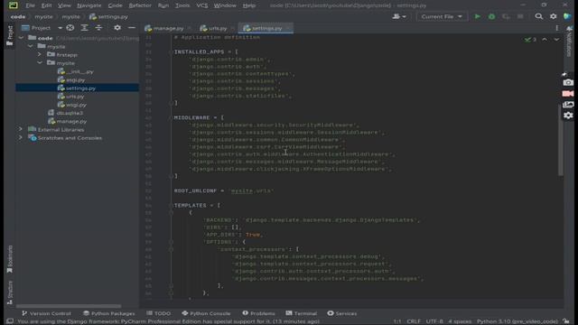 Django Install and First App смотреть онлайн