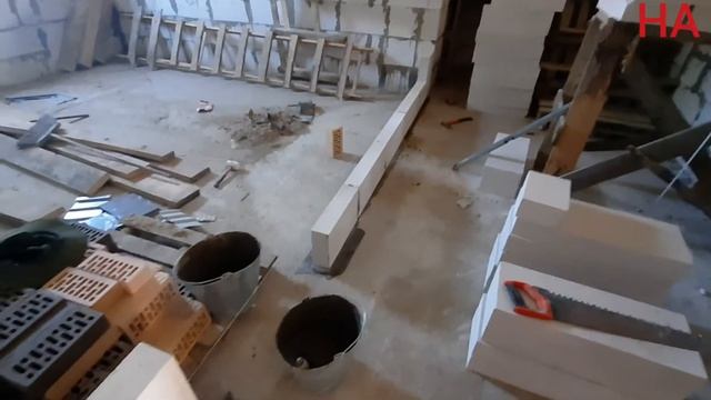 как кладет перегородка от пеноблока 2021 06 30