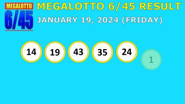 9pm Draw Lotto Result Today January 19 2024 (Friday) смотреть онлайн