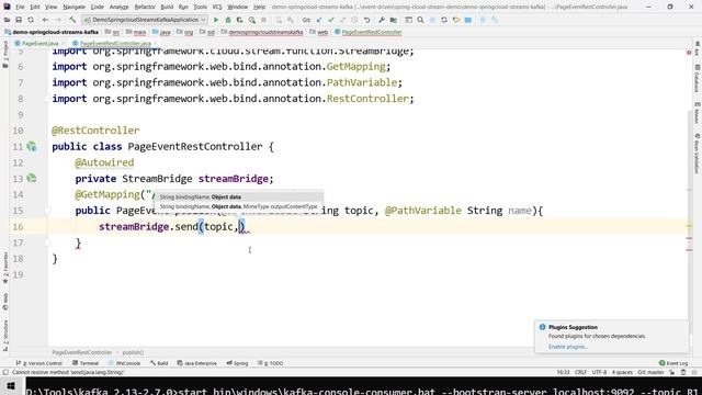 Part 1 - Even Driven Distributed Processing With Spring Cloud Stream Functions - KAFKA Broker смотреть онлайн