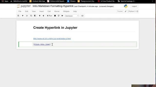Video 9: Introduction markdown formatting - hyperlink смотреть онлайн