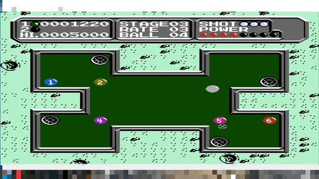 LUNAR POOL (Lunar Ball) (Лунный бильярд) Dendy games смотреть онлайн