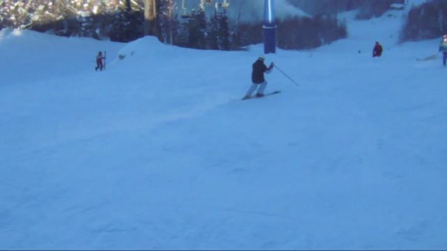 Как прыгать на горных лыжах. смотреть онлайн