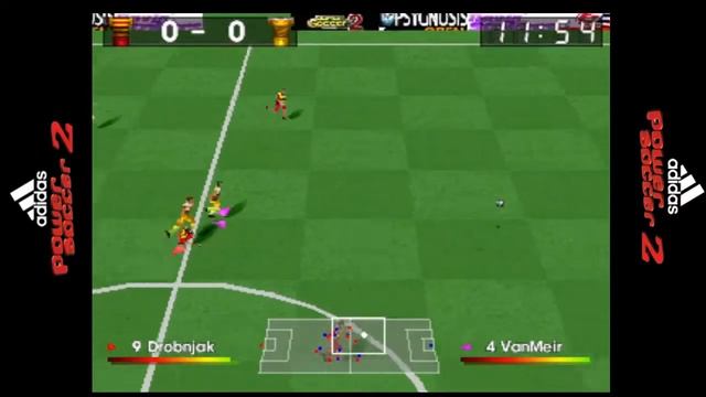 Adidas Power Soccer 2 (Playstation) Sony "Olympique de lyon Vs Bayern de Munich" "Lens Vs Belgique смотреть онлайн