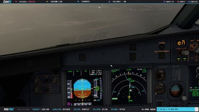 MSFS2020. FENIX A320. Vatsim стрим. Мы можем и на A1 освободить. смотреть онлайн
