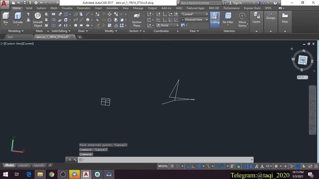 AUTOCAD 3D 17-DARS. OVERKILL, FLATTEN AND BOUNDARY. смотреть онлайн