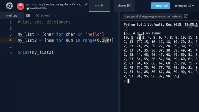 [Language skills Python] List Comprehensions - Advanced [Tutorial] смотреть онлайн