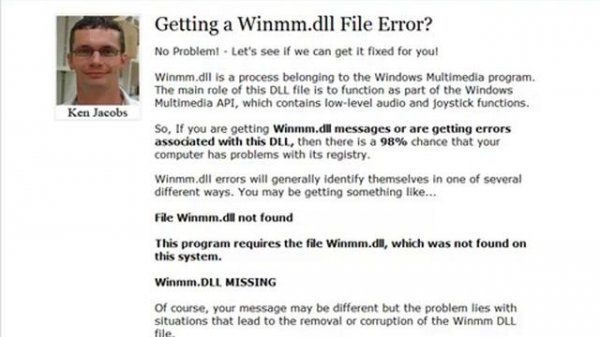 Winmm.dll Error Fix - Winmmdll.com