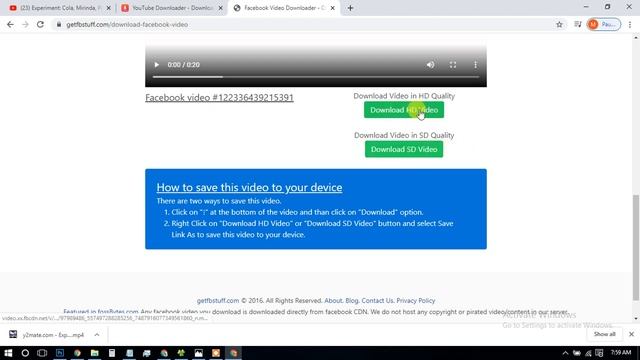 How To Download Videos From Facebook Any Video Any time Hd Quality Using Google Chrome One Click смотреть онлайн