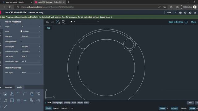 AutoCAD Web App Online CAD Editor & Viewer Autodesk and 1 more page Personal Microsoft Ed смотреть онлайн