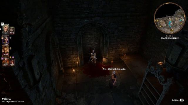 Baldur's Gate 3- Abdirak "Blessing" (Paladin Valeria) смотреть онлайн