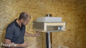 Как Сделать Проход Перекрытия в Бане? Инструкция по Изготовлению ППУ при Монтаже Дымохода Сэндвича.