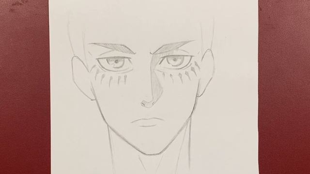 Anime drawing | how to draw Eren Yeager step-by-step смотреть онлайн