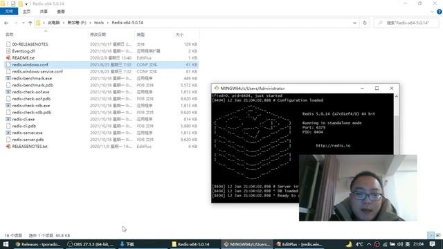 1、Windows 10 安装 Redis смотреть онлайн