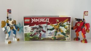 ОБЗОР ЛЕГО НИНДЗГО 71781 Битва Робота Ллойда LEGO NINJAGO Lloyd's Mech Battie EVO