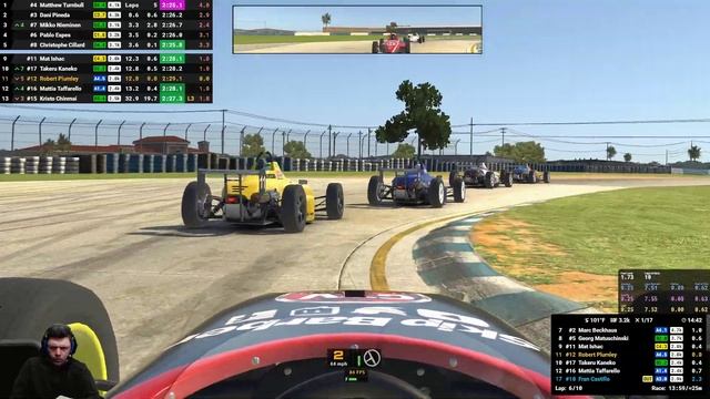 iRacing | Skip Barber at Sebring | Races like this make iRacing worth it смотреть онлайн