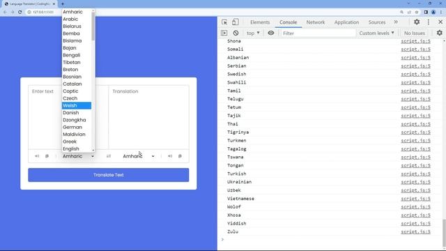 Build A Language Translator App in HTML CSS & JavaScript | Translator App in JavaScript смотреть онлайн