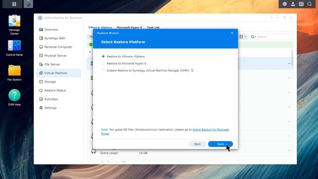 How to Back up and Restore VMware Virtual Machines Using Active Backup for Business | Synology смотреть онлайн