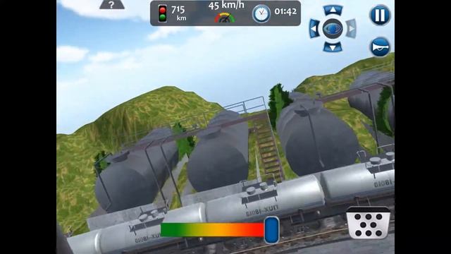 Oil Tanker Train Transporter Supply Oil To Hill Ipad Game смотреть онлайн